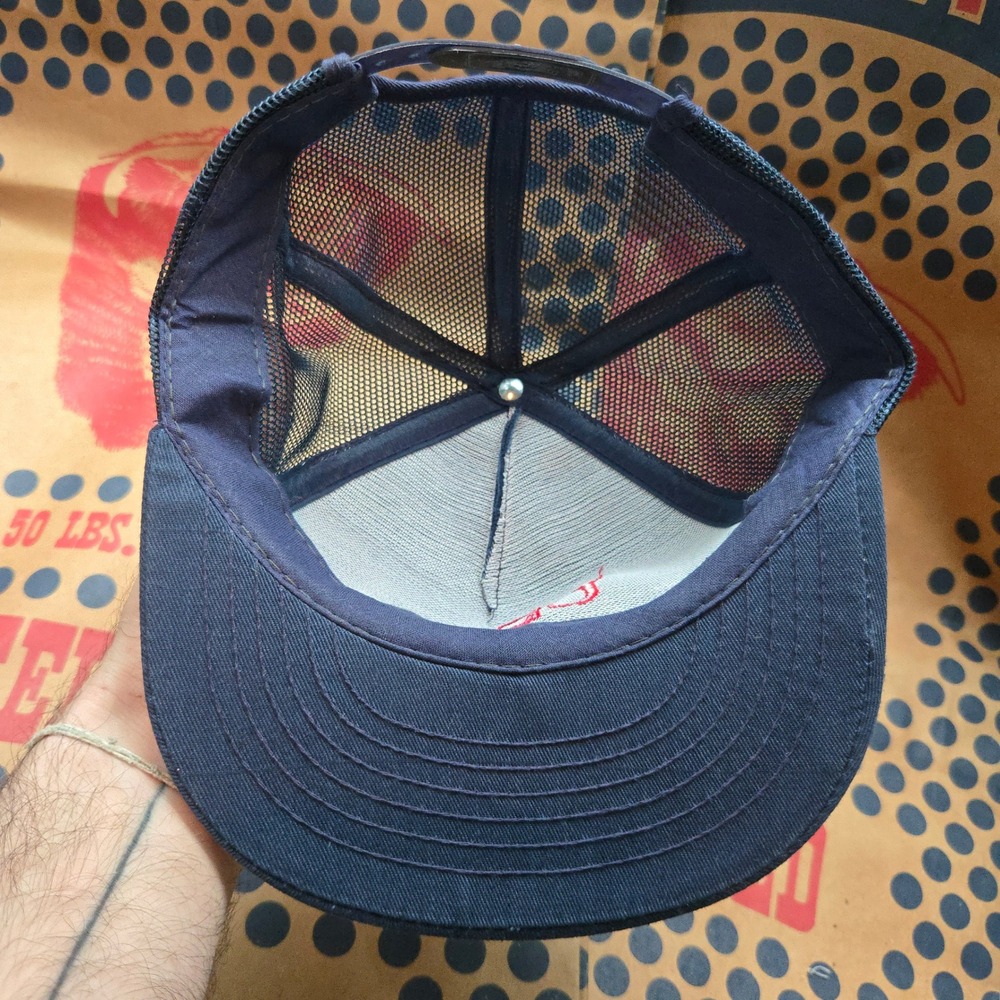 VTG Swingster USAir Airline Hat Navy Blue Aviation OSFA Mesh Back Snapback USA - Picture 6 of 7
